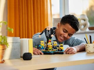 LEGO® Brick-Built Gru and Minions