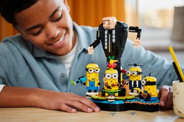 LEGO® Brick-Built Gru and Minions