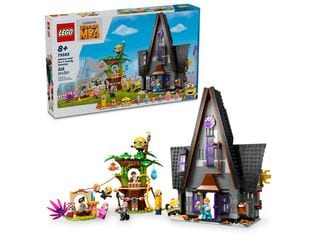 مجموعة بناء منزل عائلة جرو والمينيون من LEGO®