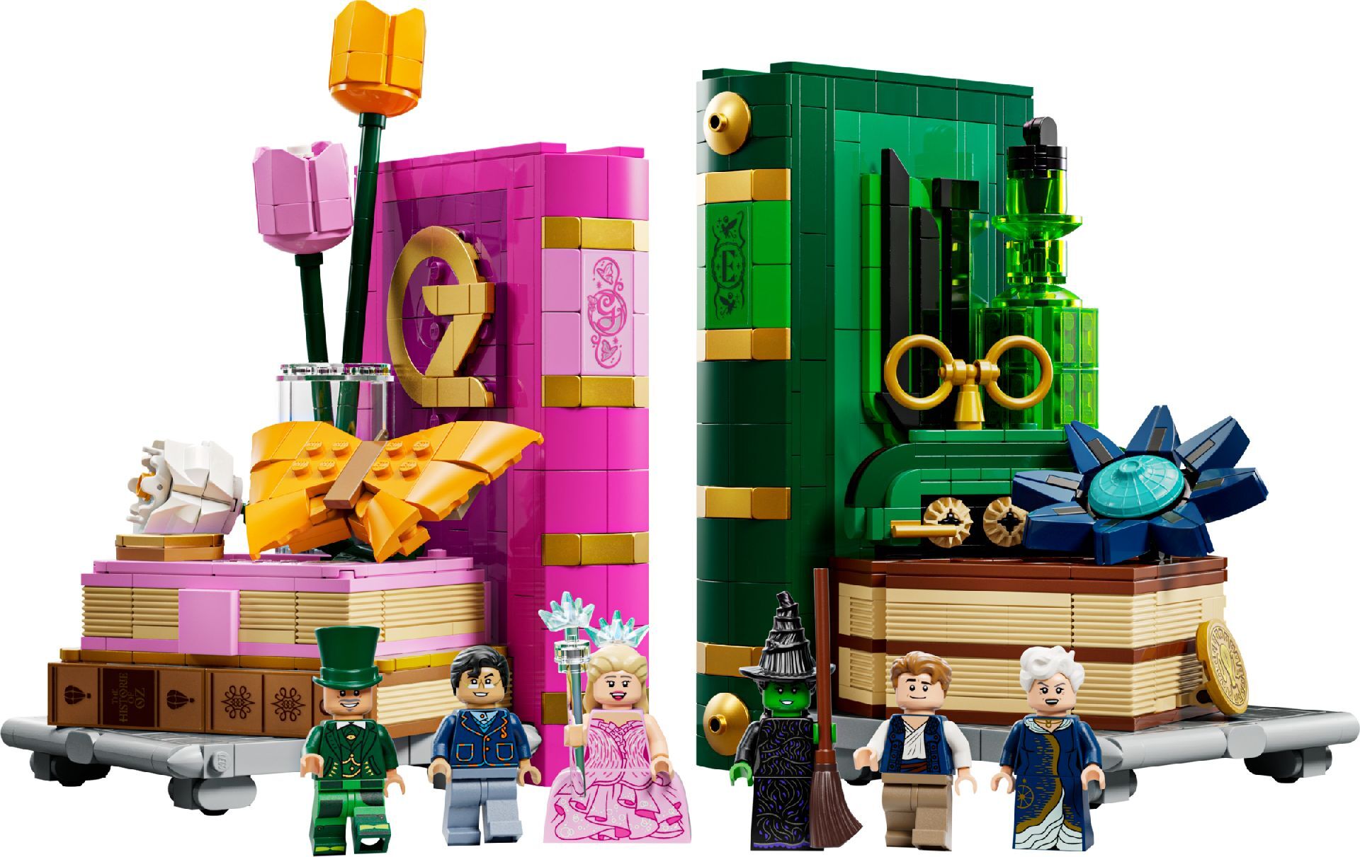 LEGO® Glinda & Elphaba Bookends