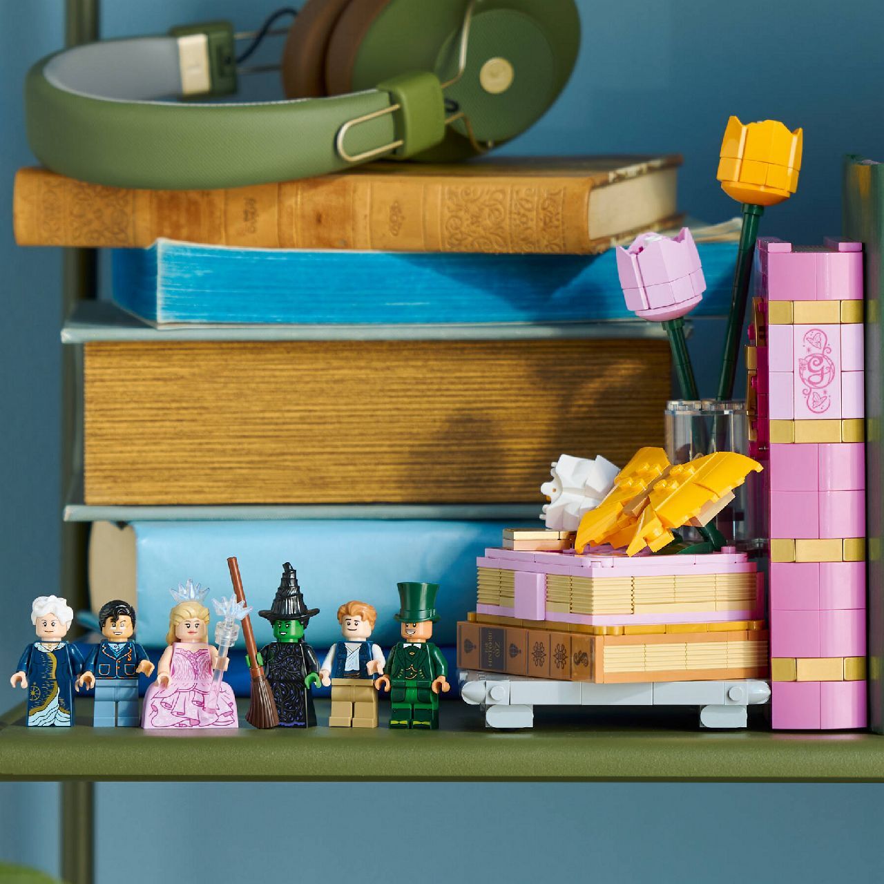 LEGO® Glinda & Elphaba Bookends