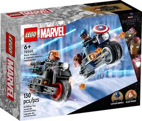 LEGO® Black Widow & Captain America Motorcycles