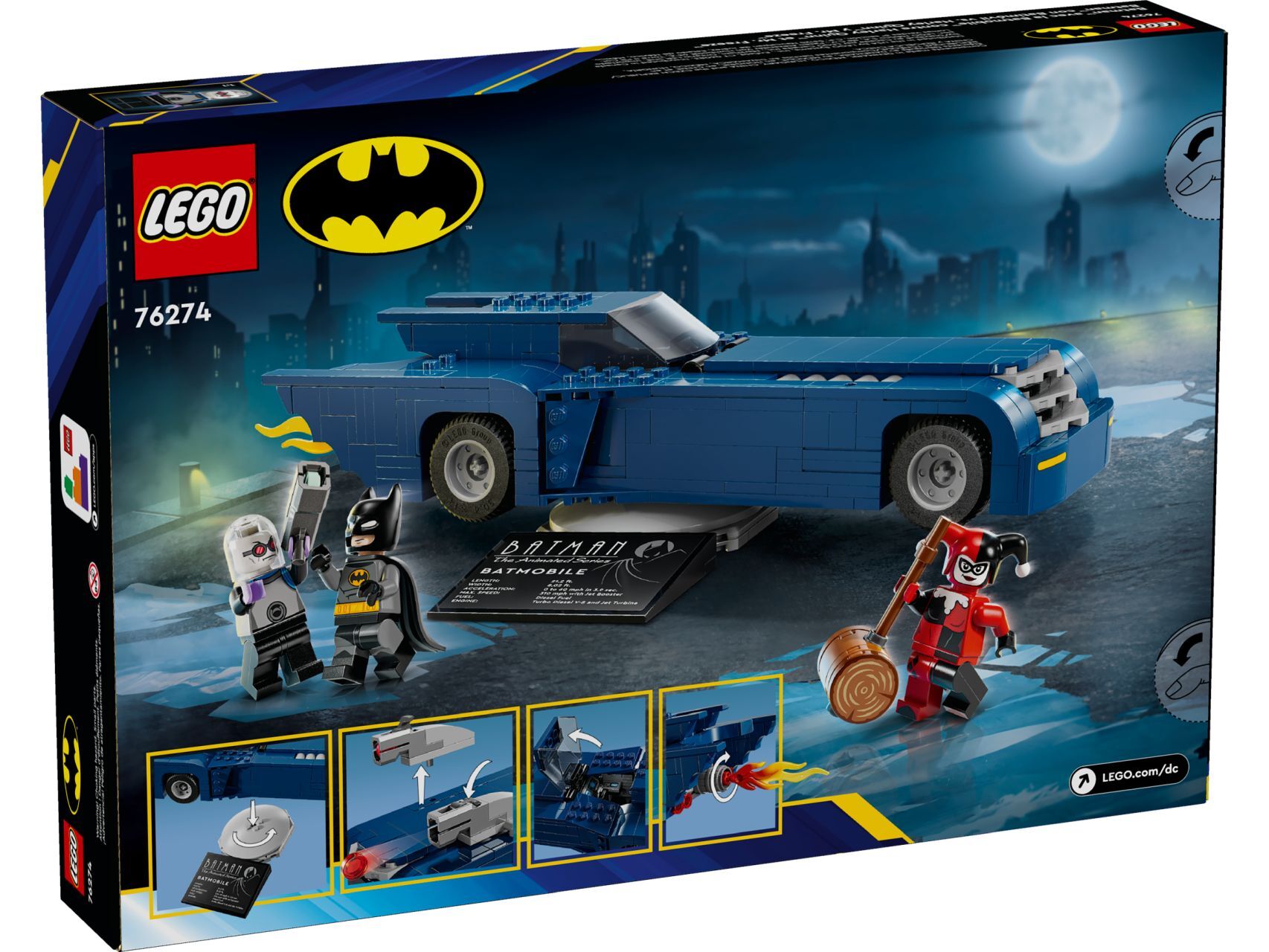 LEGO® Batman™ with the Batmobile™ vs. Harley Quinn™ and Mr. Freeze™