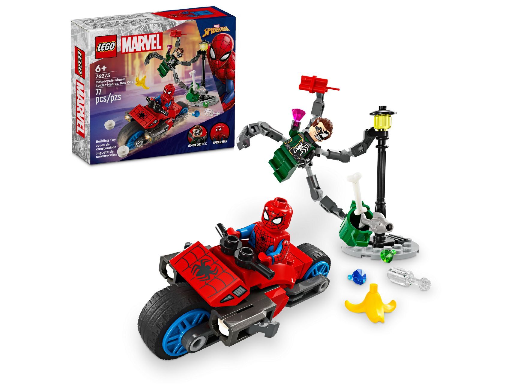 LEGO® Motorcycle Chase: Spider-Man vs. Doc Ock