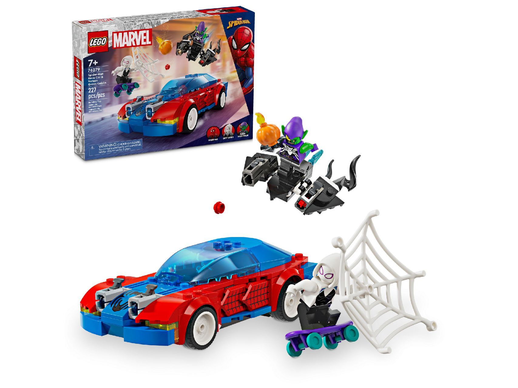 LEGO® Spider-Man Race Car & Venom Green Goblin