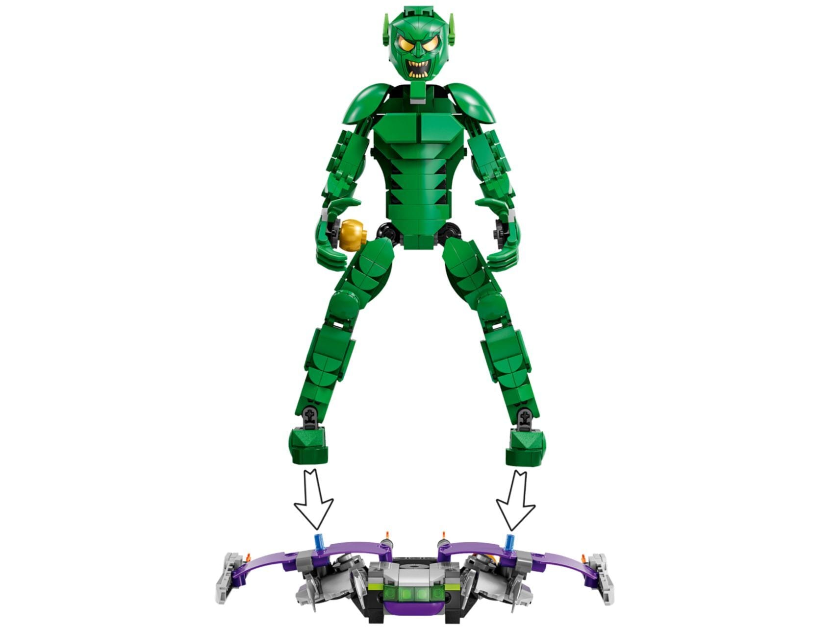 LEGO® Green Goblin Construction Figure
