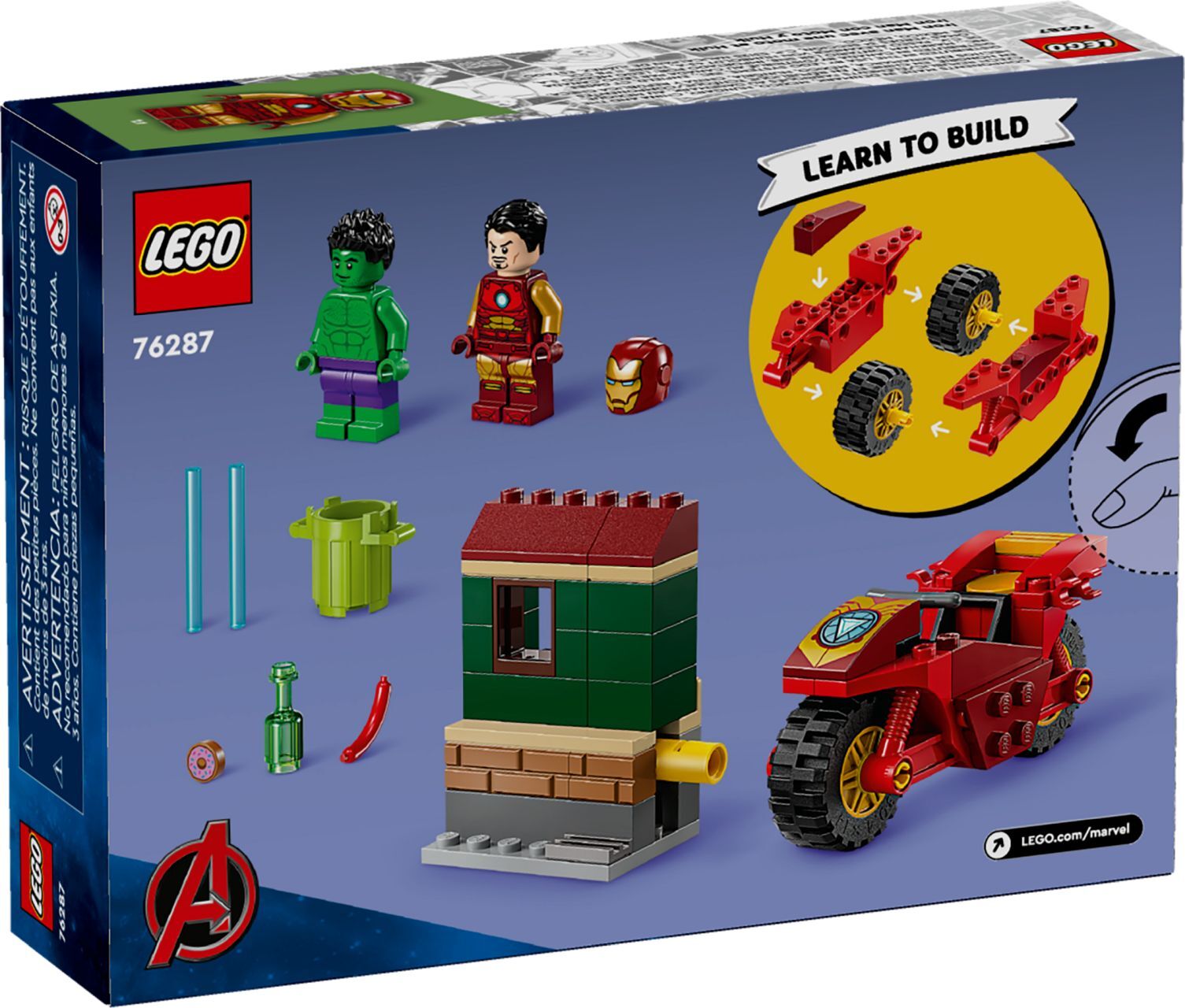 LEGO® Iron Man with Bike and The Hulk