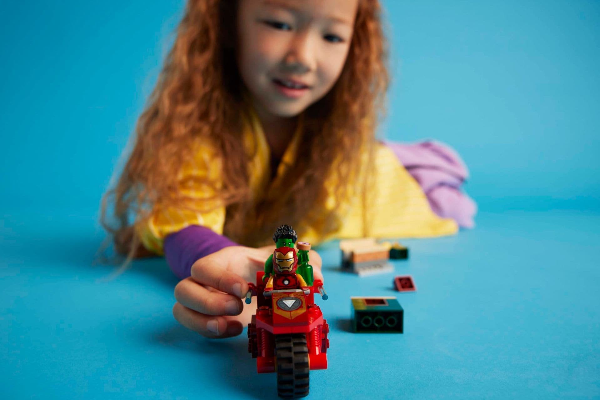 LEGO® Iron Man with Bike and The Hulk