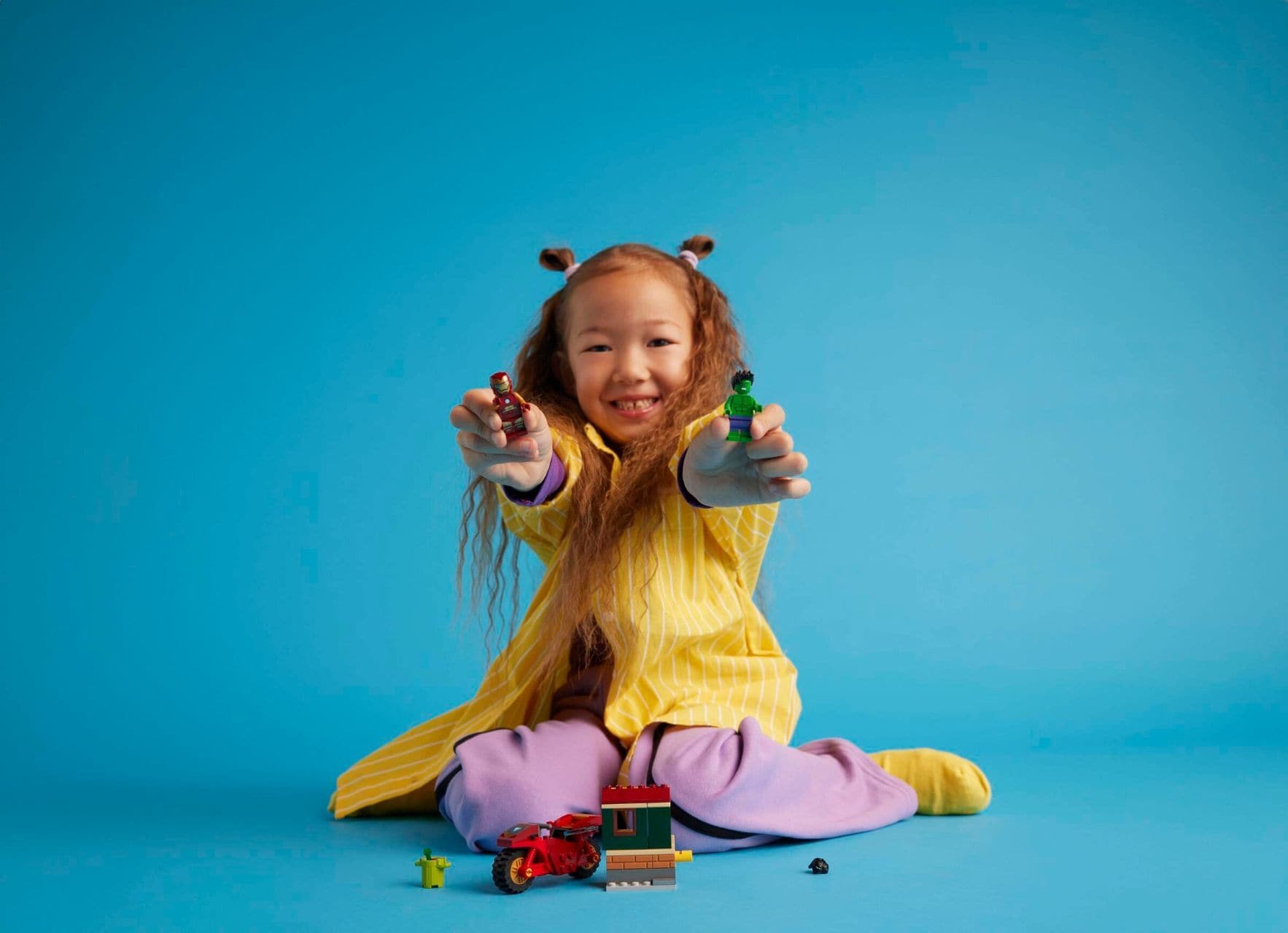 LEGO® Iron Man with Bike and The Hulk