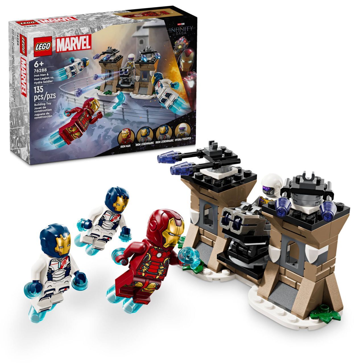 LEGO® Iron Man & Iron Legion vs. Hydra Soldier