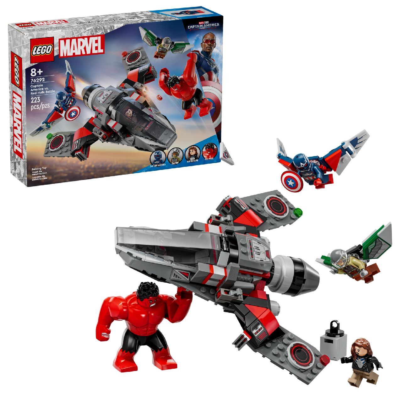 LEGO® Captain America vs. Red Hulk Battle