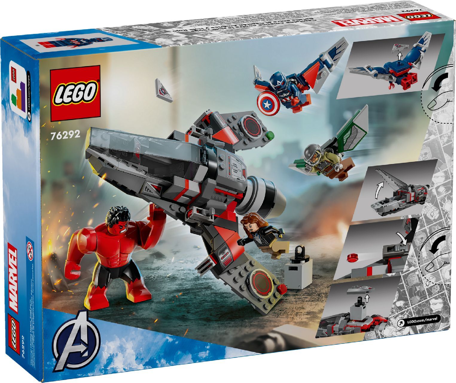 LEGO® Captain America vs. Red Hulk Battle