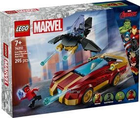 LEGO® Iron Man Car & Black Panther vs. Red Hulk