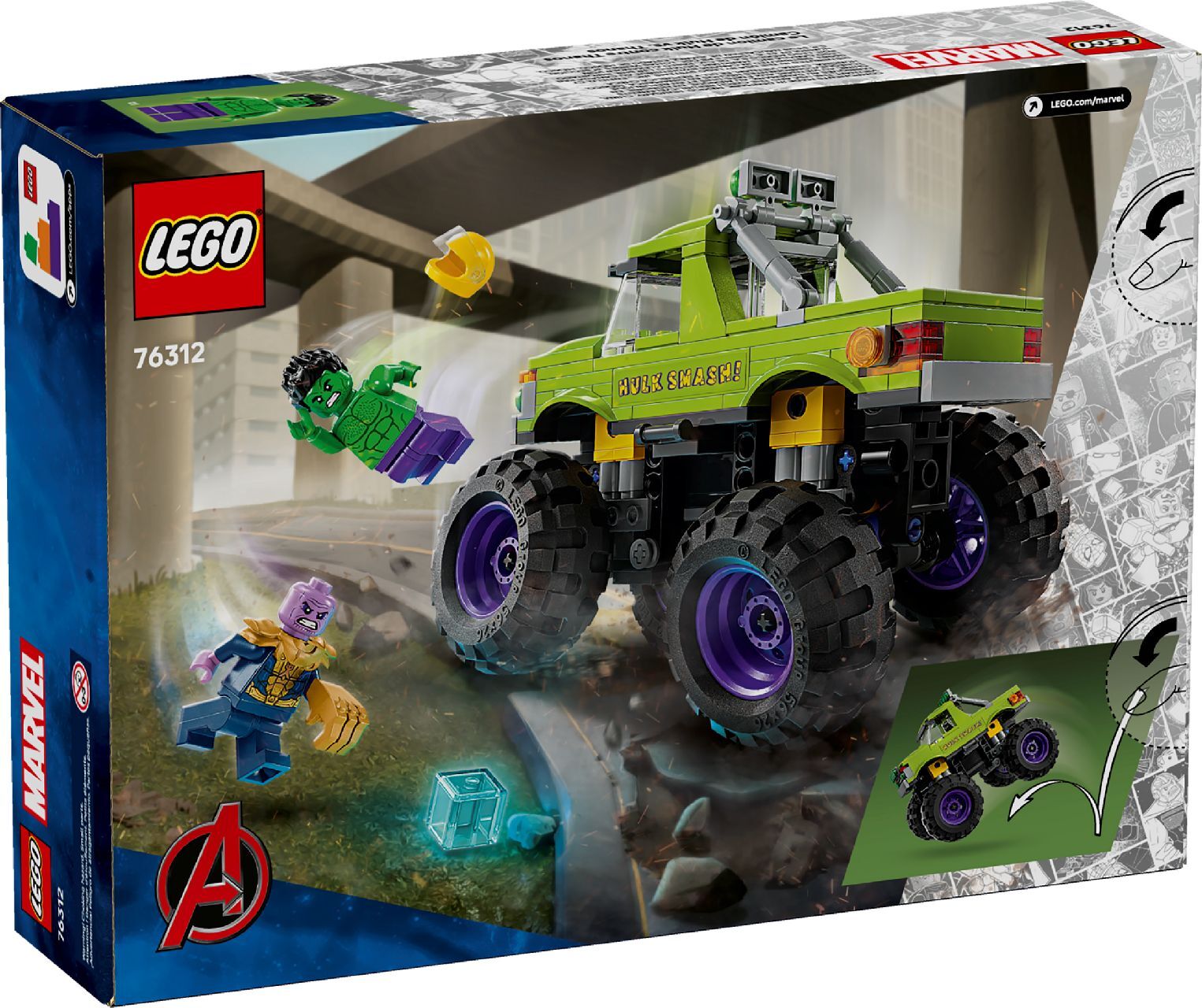 LEGO® The Hulk Truck vs. Thanos