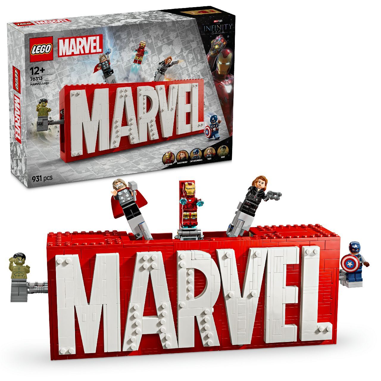 LEGO® MARVEL Logo & Minifigures