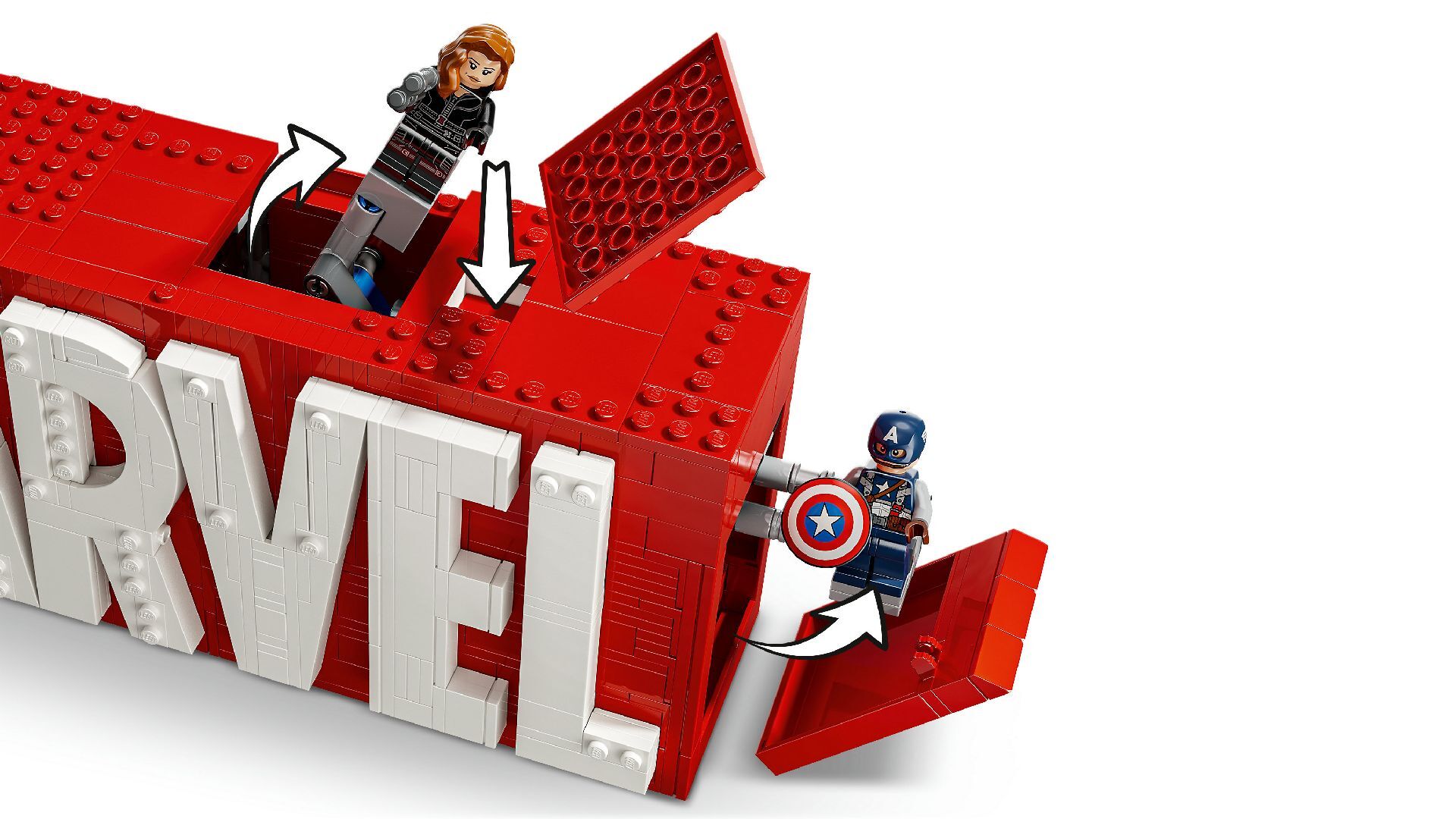 LEGO® MARVEL Logo & Minifigures