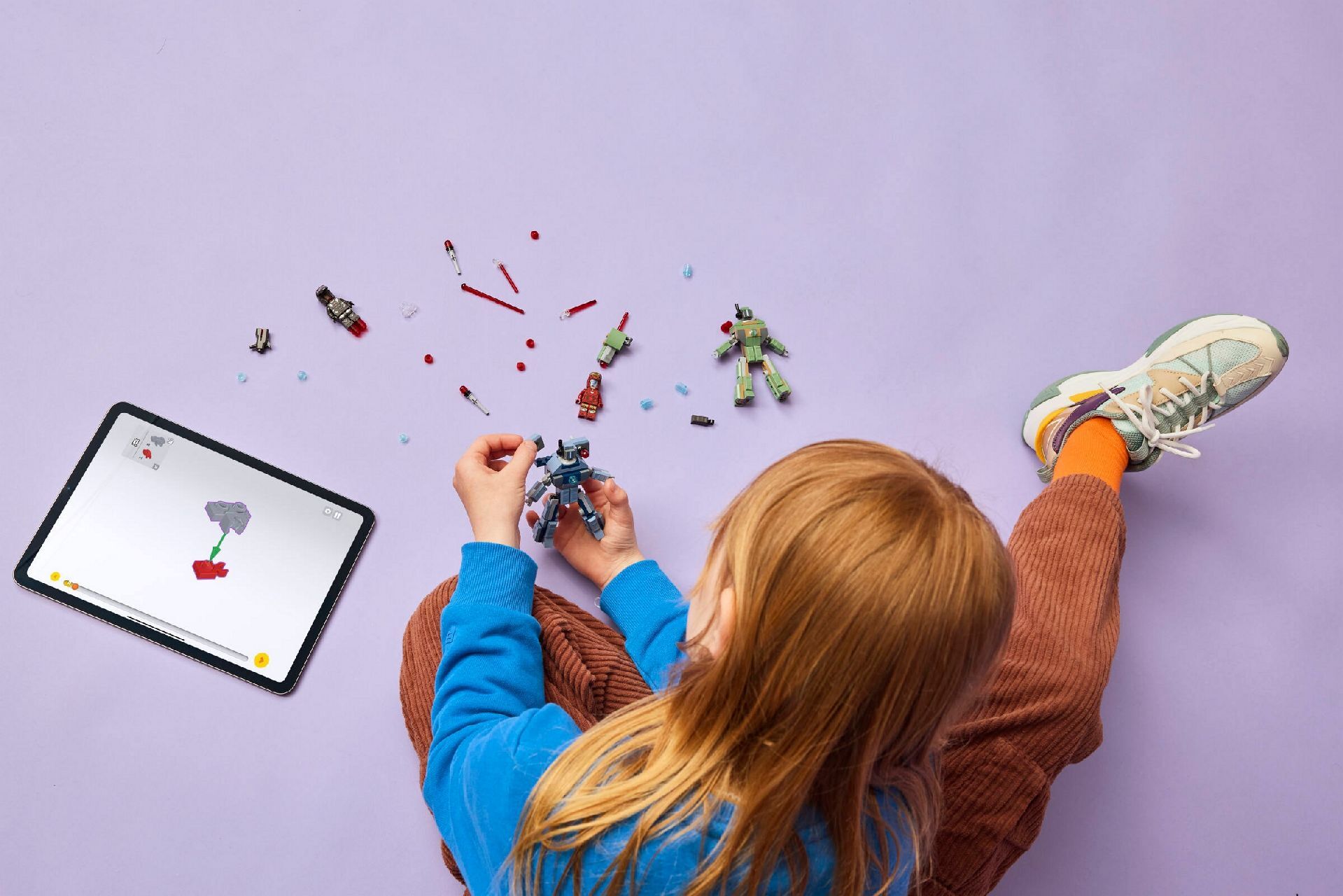 LEGO® Iron Man & War Machine vs. Hammer Drones