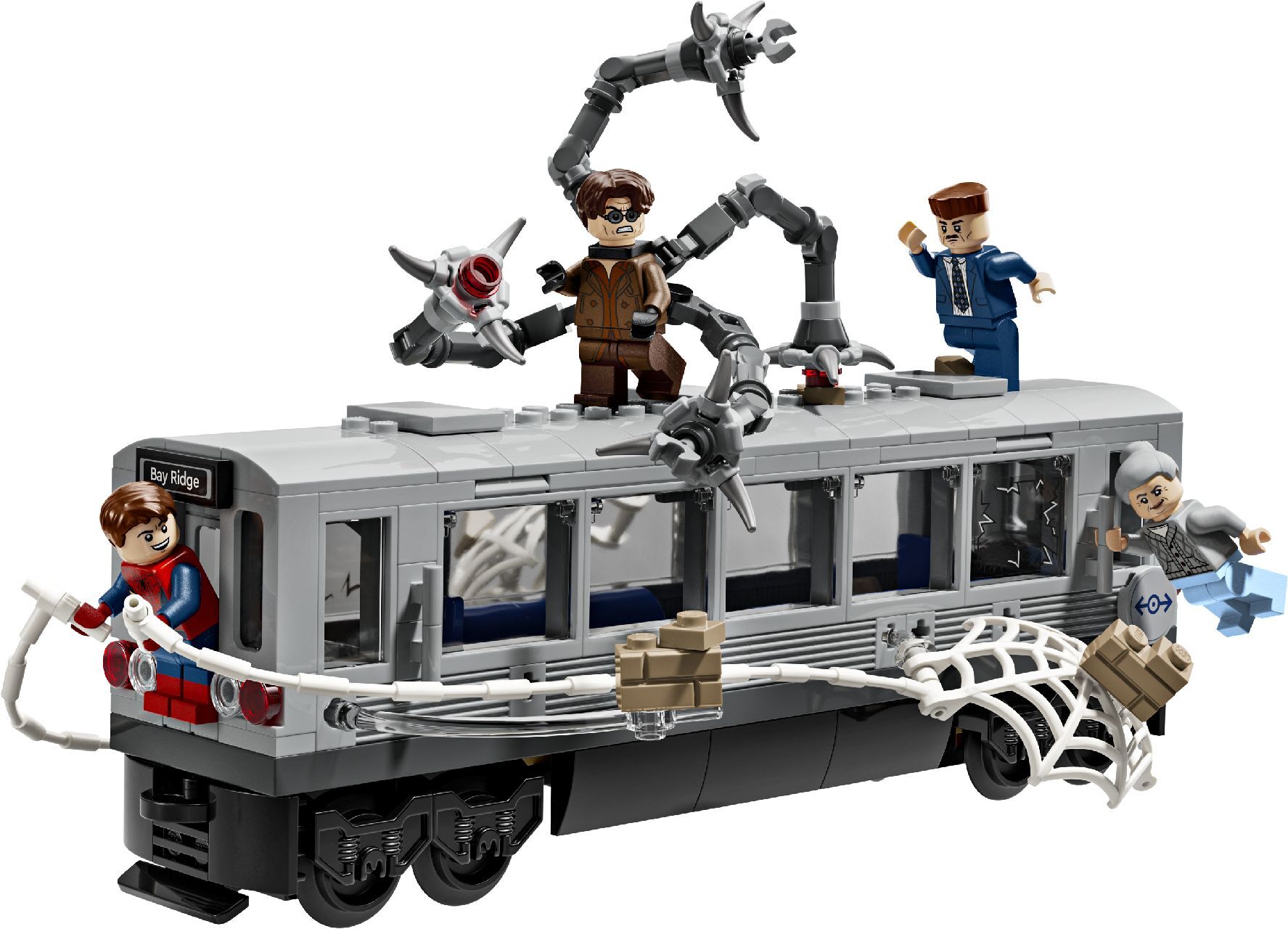 LEGO® Spider-Man vs. Doc Ock Subway Train Scene