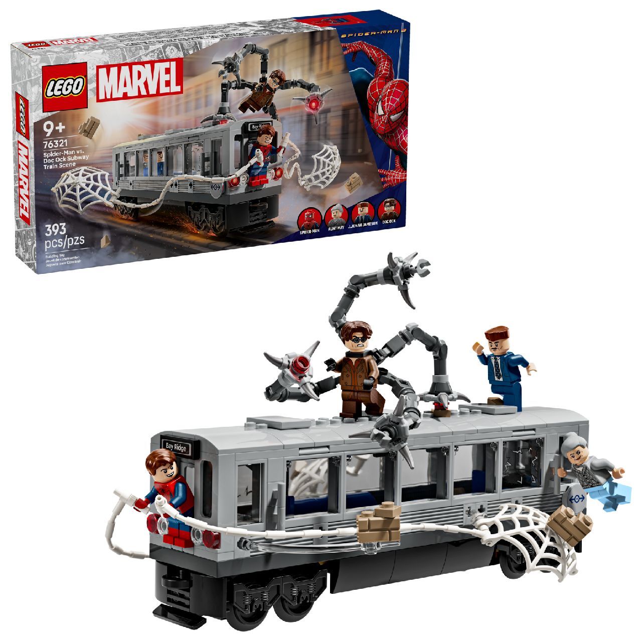 LEGO® Spider-Man vs. Doc Ock Subway Train Scene