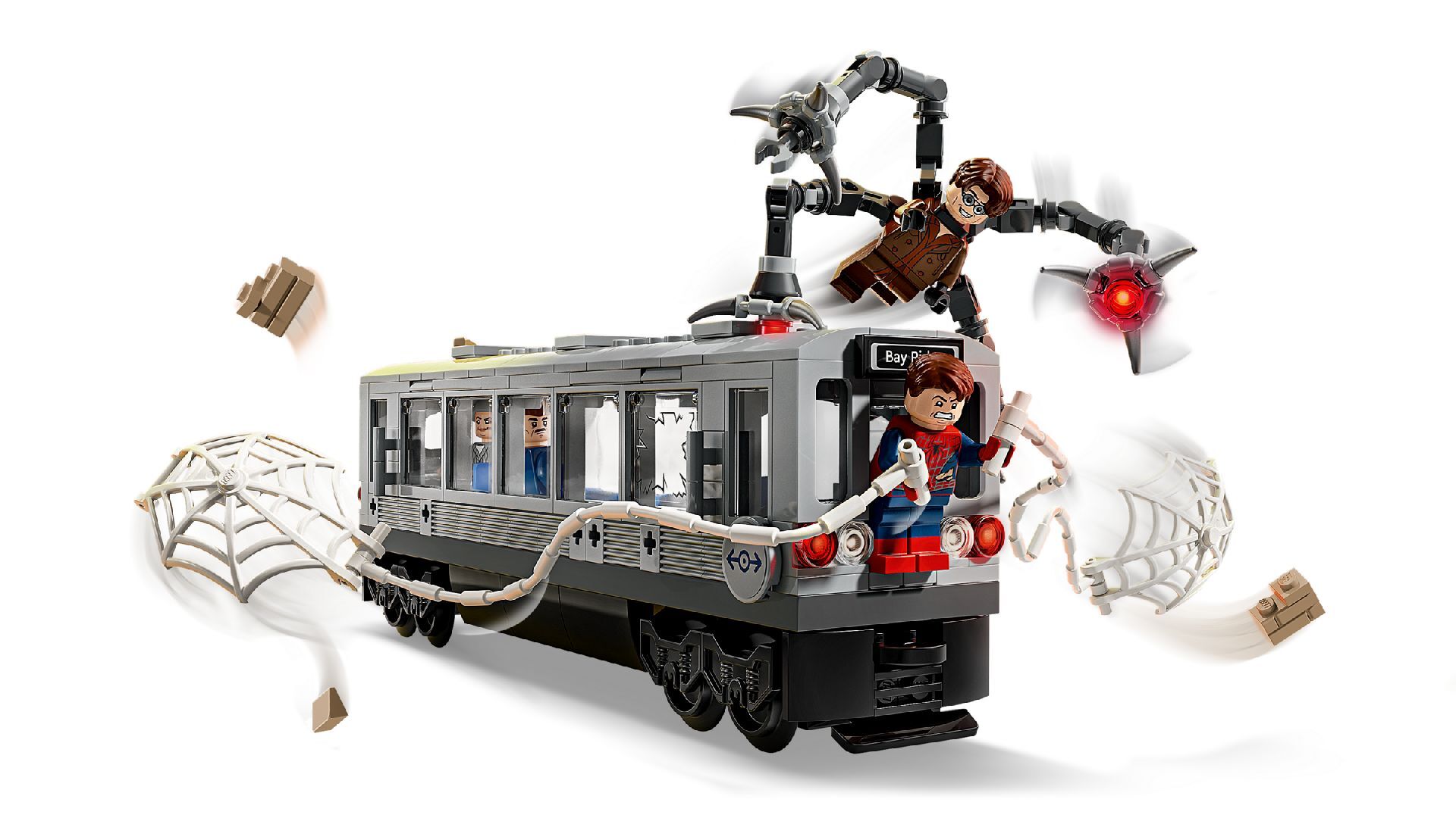 LEGO® Spider-Man vs. Doc Ock Subway Train Scene