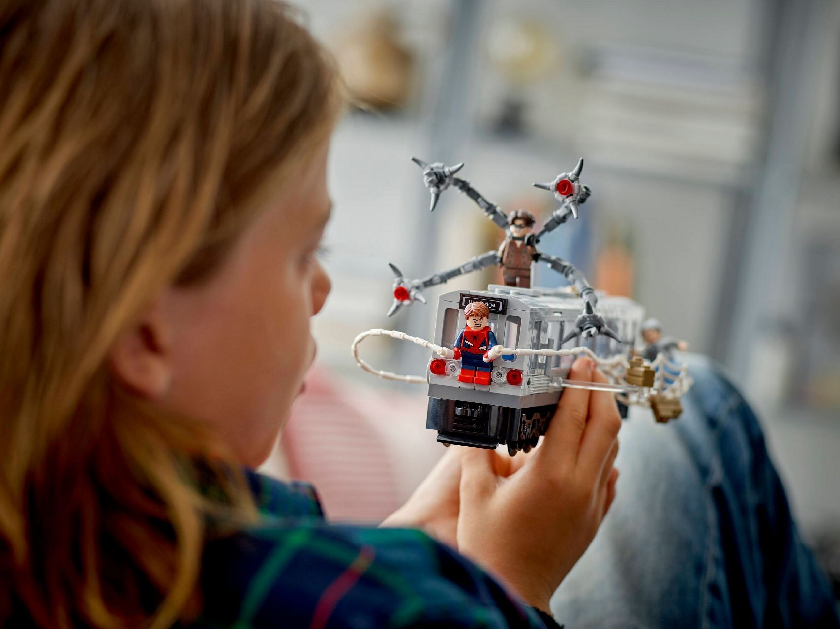 LEGO® Spider-Man vs. Doc Ock Subway Train Scene