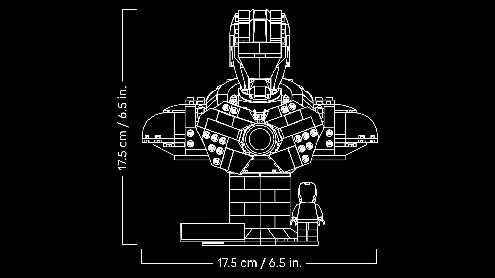 LEGO® Iron Man MK4 Bust