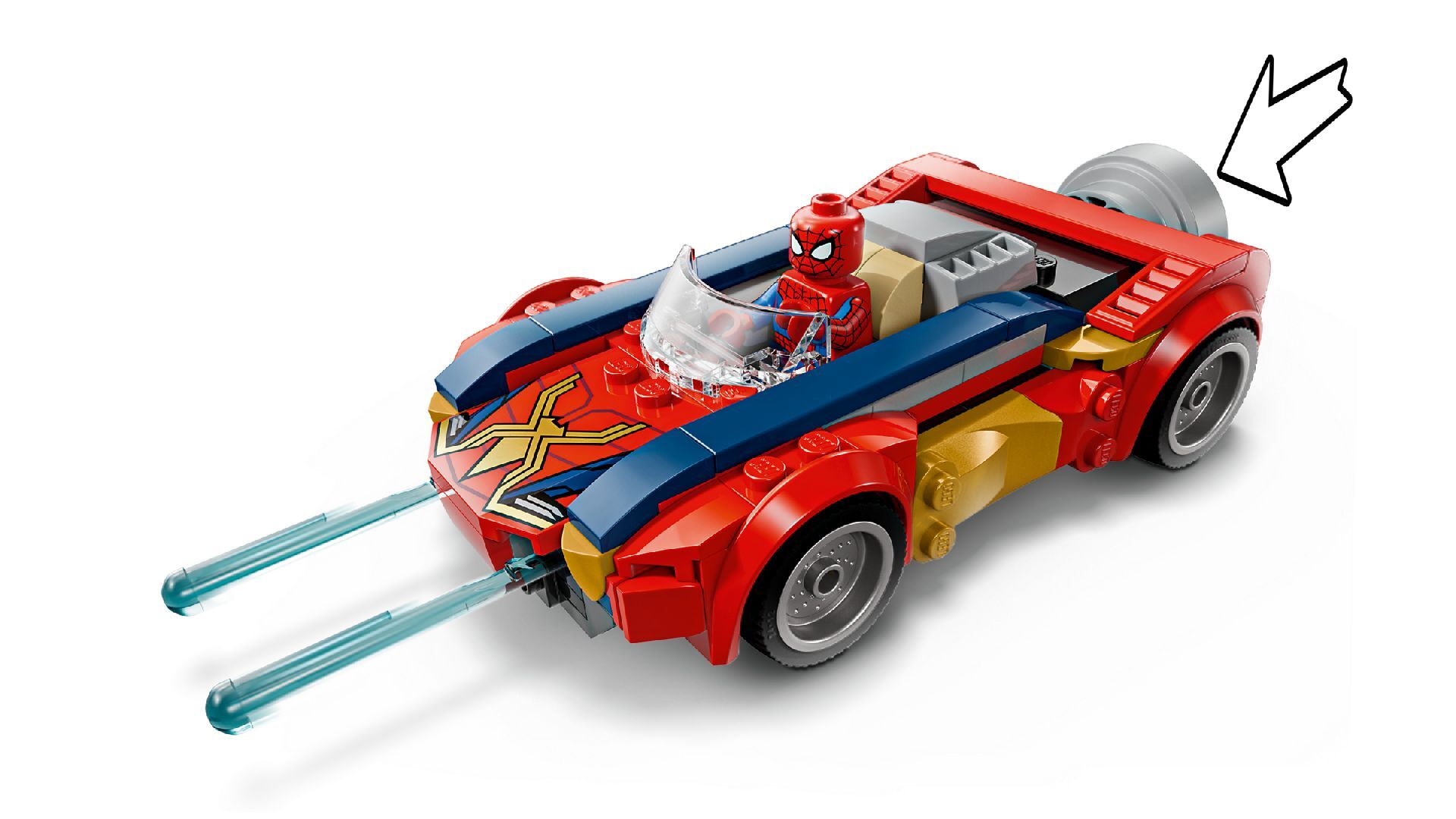 LEGO® Spider-Man Car vs. Venomized Wolverine