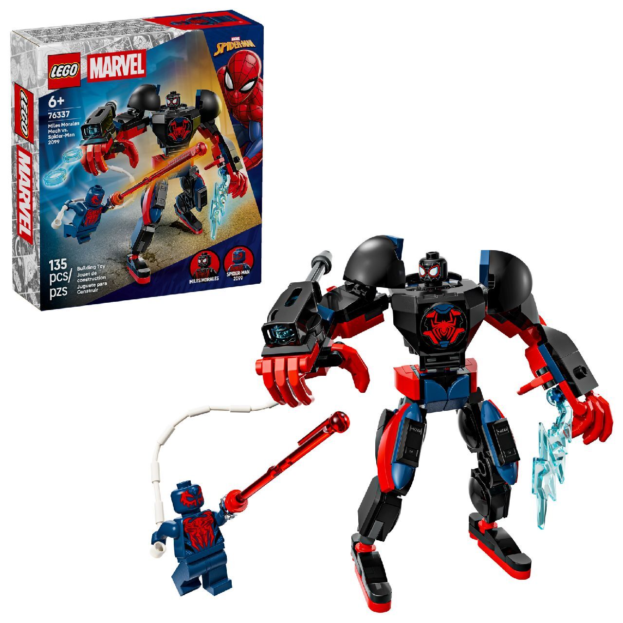 LEGO® Miles Morales Mech vs. Spider-Man 2099