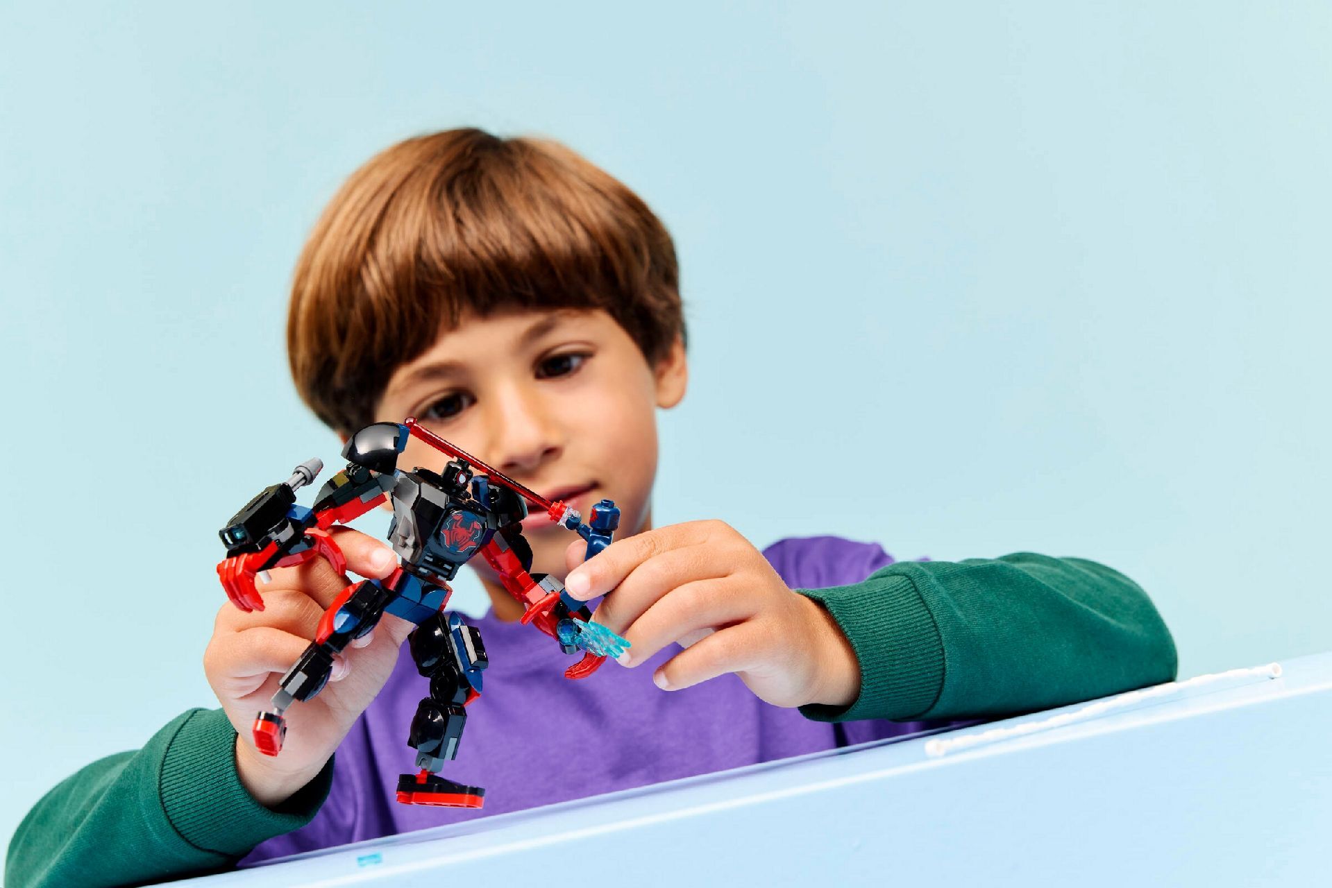 LEGO® Miles Morales Mech vs. Spider-Man 2099