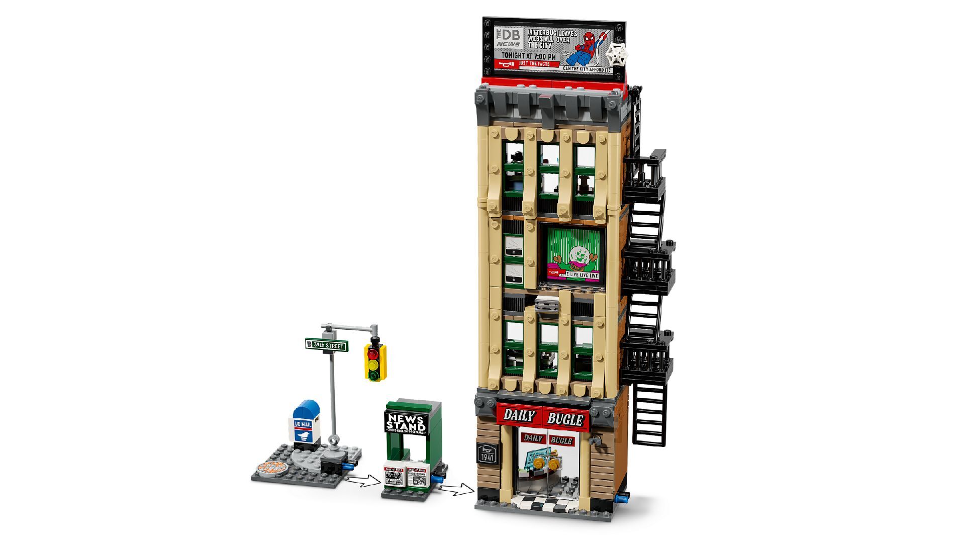 LEGO® Spider-Man vs. Mysterio: The Daily Bugle