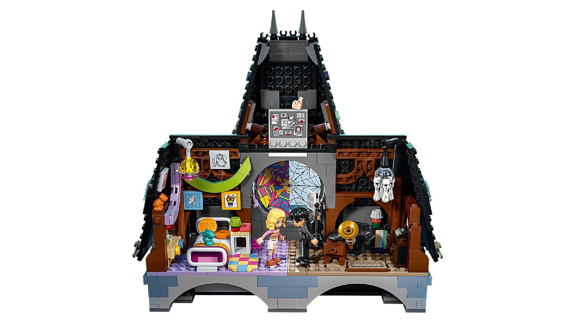 LEGO® Wednesday & Enid's Dorm Room