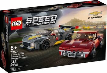 LEGO® Chevrolet Corvette C8.R Race Car and 1968 Chevrolet Corvette