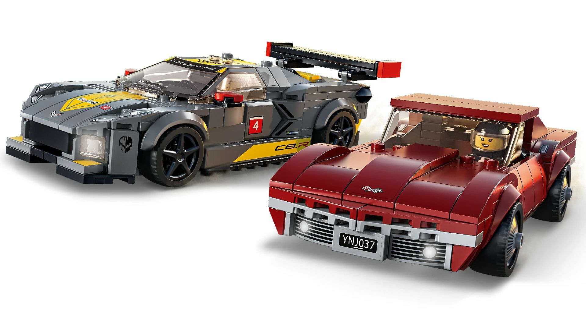 LEGO® Chevrolet Corvette C8.R Race Car and 1968 Chevrolet Corvette