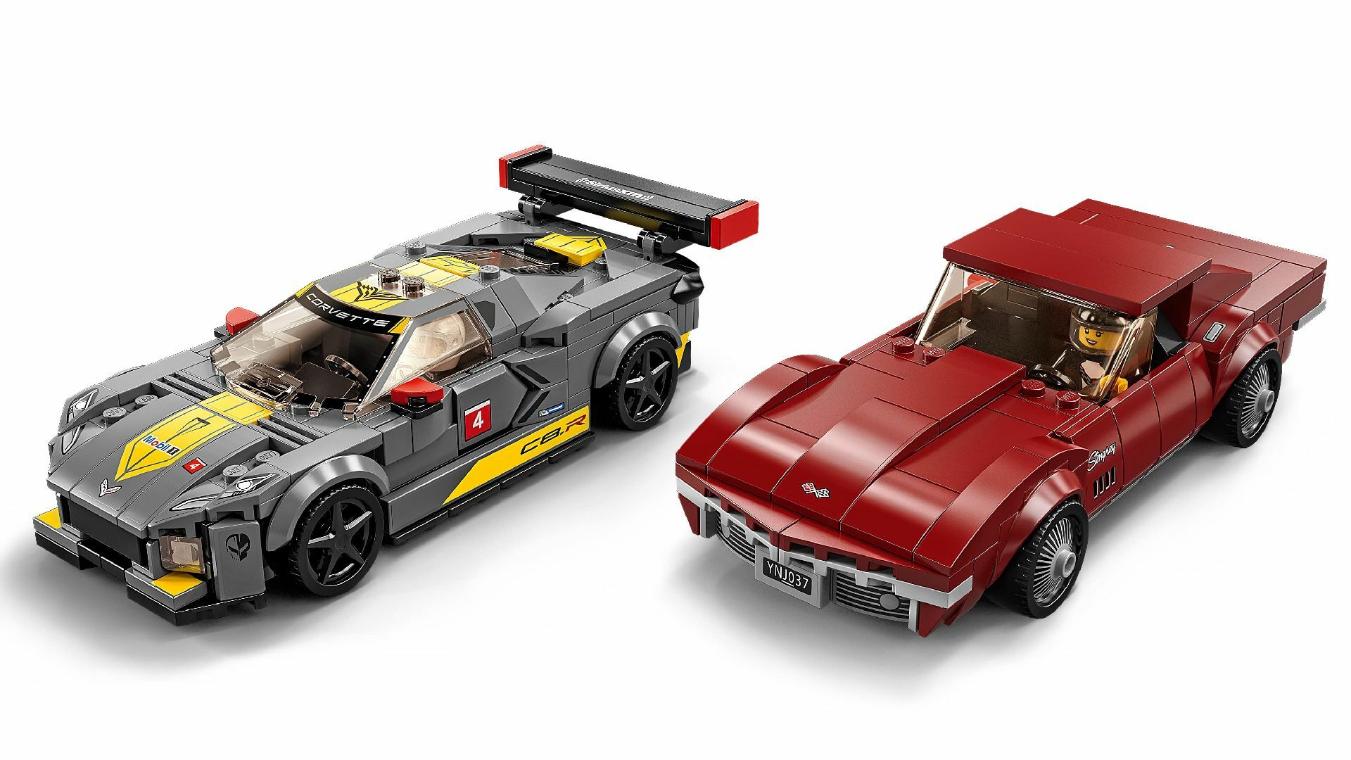 LEGO® Chevrolet Corvette C8.R Race Car and 1968 Chevrolet Corvette