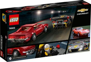 LEGO® Chevrolet Corvette C8.R Race Car and 1968 Chevrolet Corvette