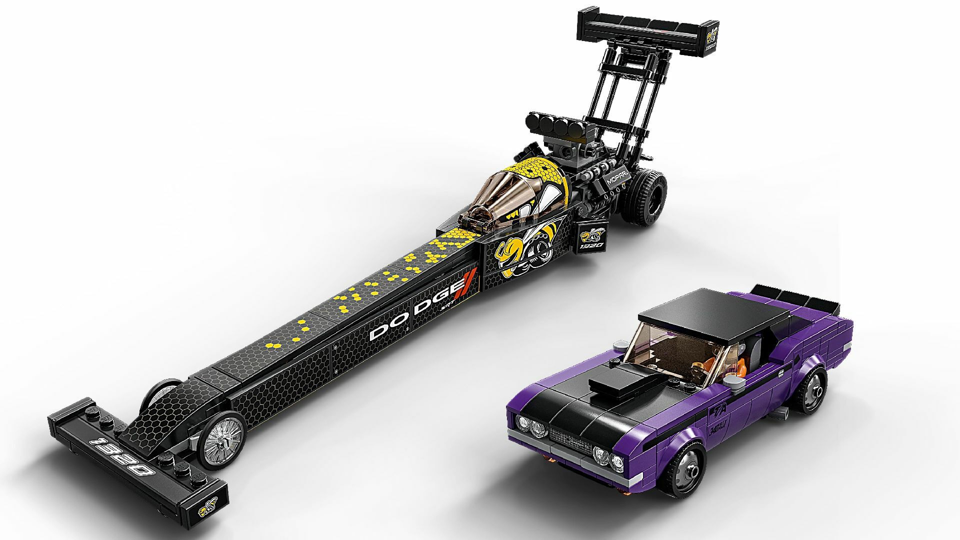 Mopar Dodge//SRT Top Fuel Dragster and 1970 Dodge Challenger T/A