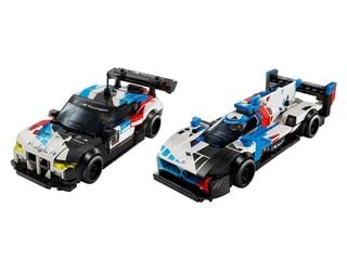 سيارات سباق بي أم دبليو M4 GT3 وبي أم دبليو أم هايبرد V8 من LEGO®