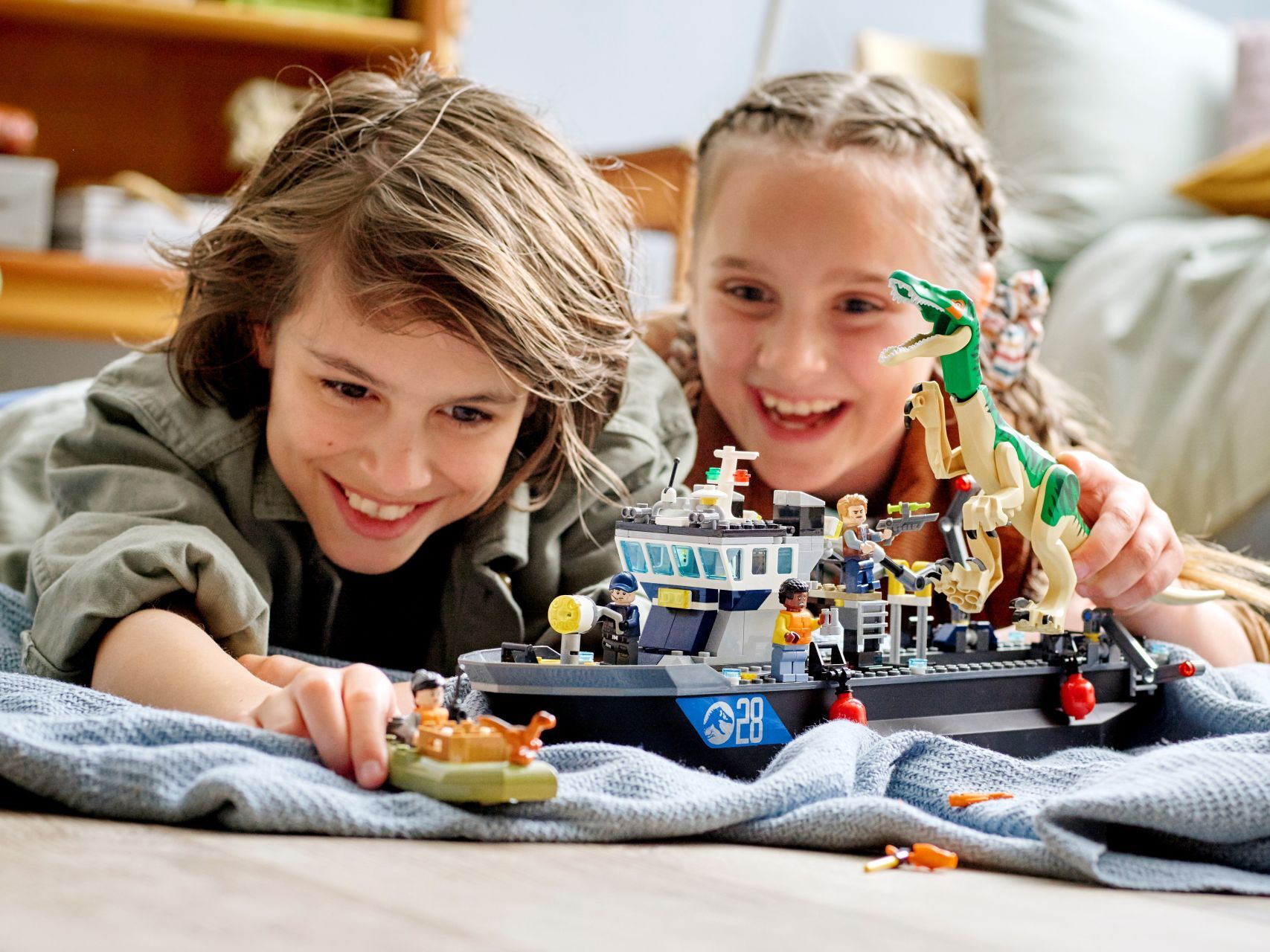 LEGO® Baryonyx Dinosaur Boat Escape