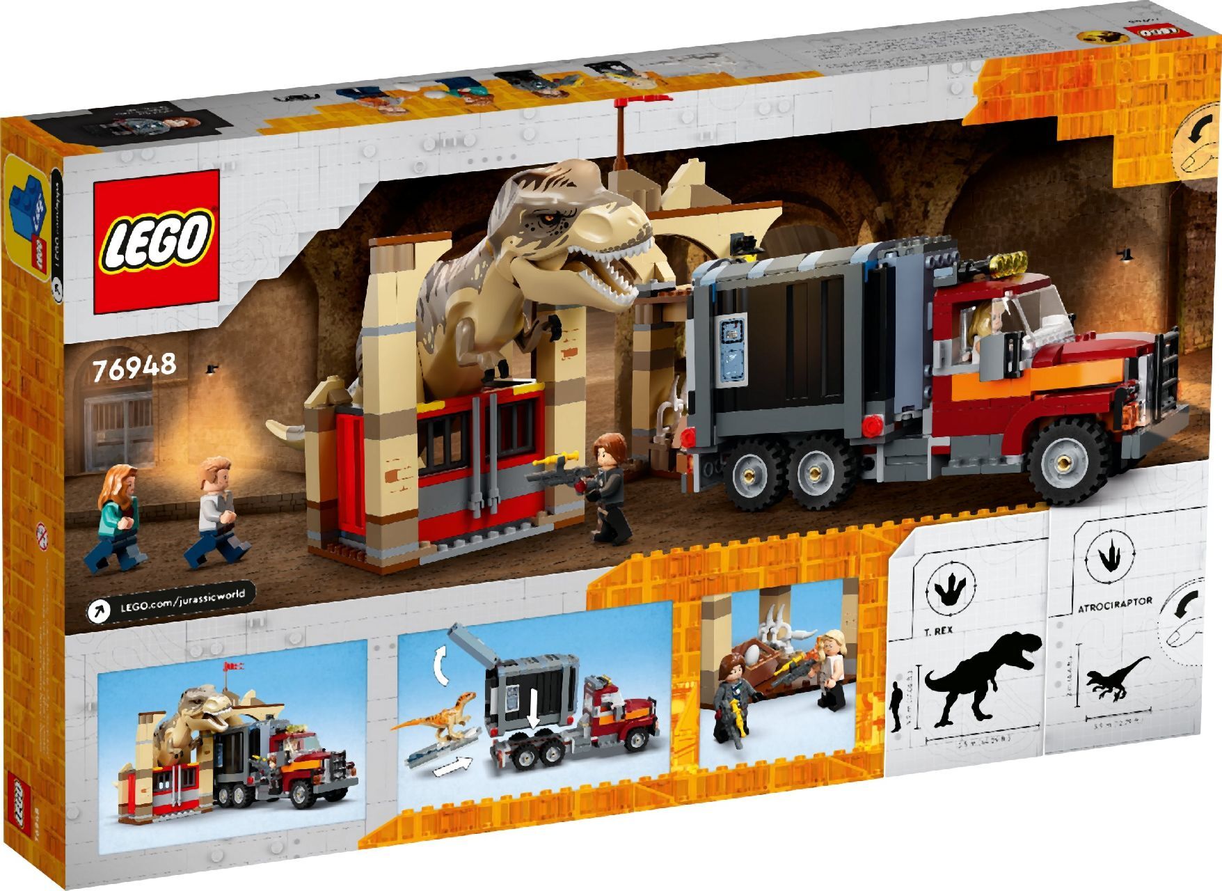 LEGO® T. rex & Atrociraptor Dinosaur Breakout