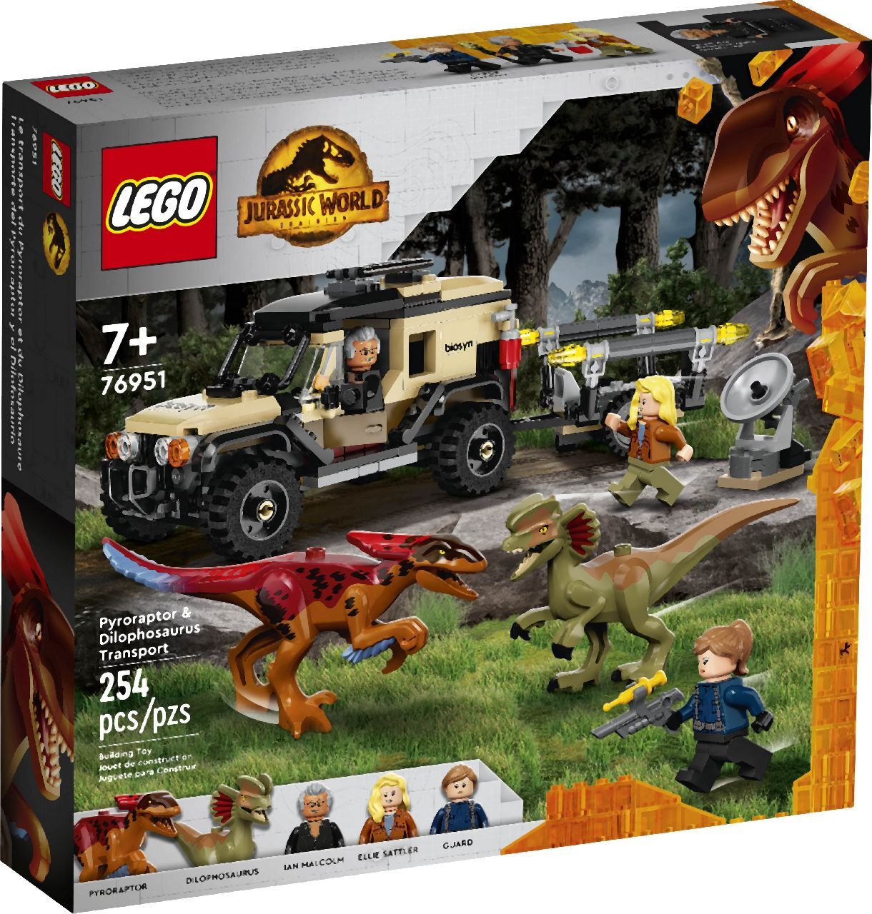 LEGO® Pyroraptor & Dilophosaurus Transport