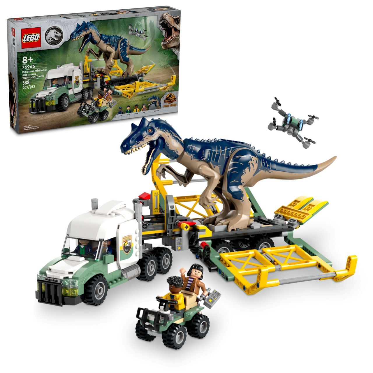 LEGO® Dinosaur Missions: Allosaurus Transport Truck