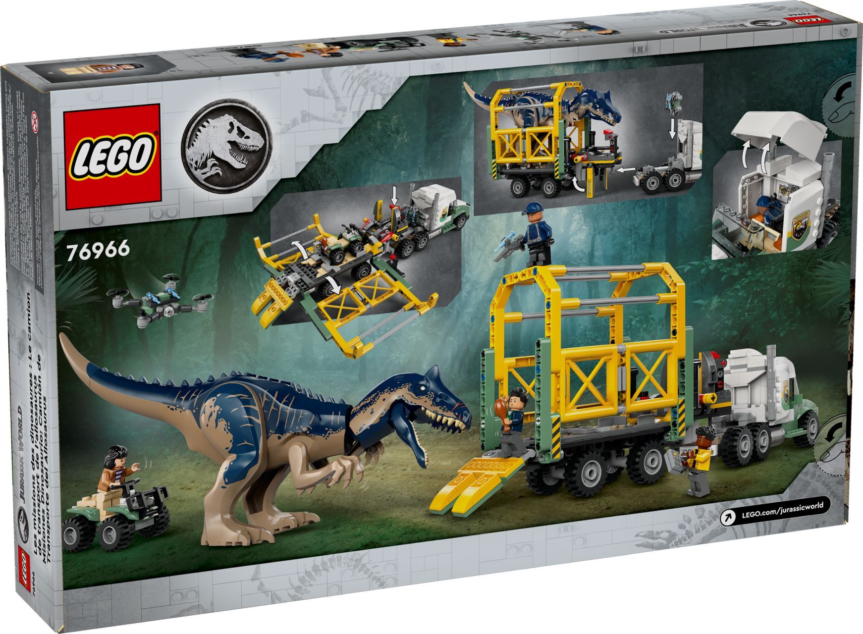 LEGO® Dinosaur Missions: Allosaurus Transport Truck