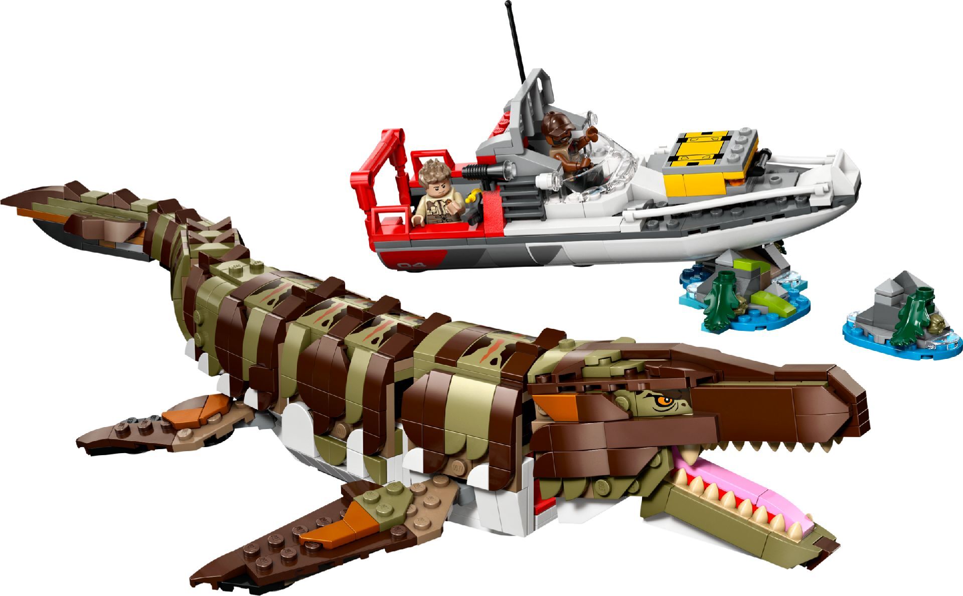 LEGO® Brick-Built Mosasaurus Boat Mission