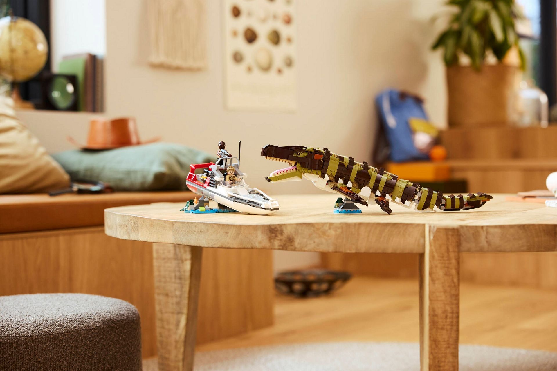 LEGO® Brick-Built Mosasaurus Boat Mission