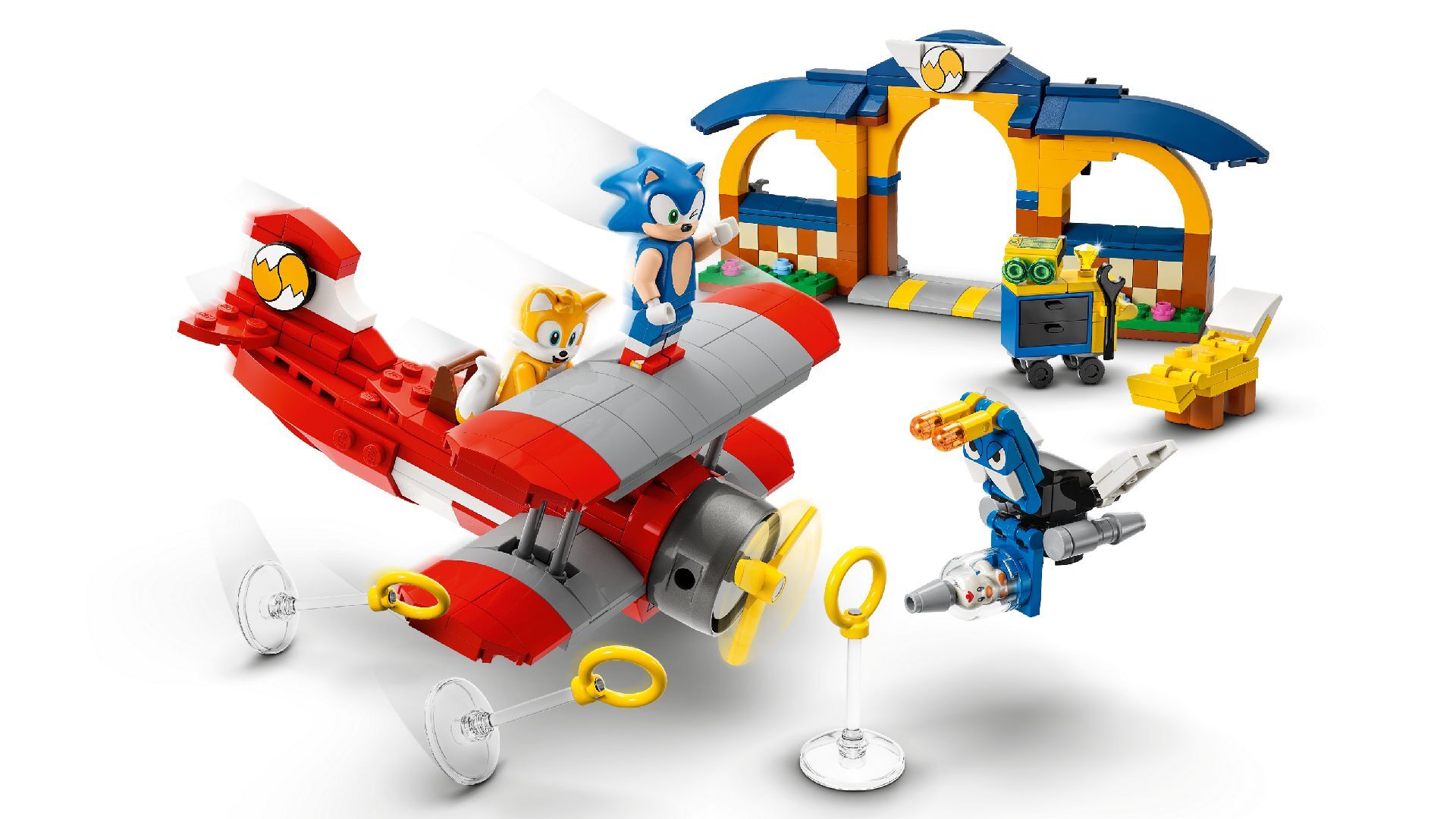 LEGO® Tails' Workshop and Tornado Plane