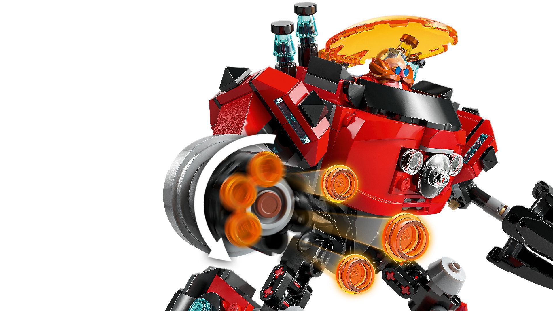 LEGO® Knuckles vs. Dr. Eggman Egg Crusher Mech