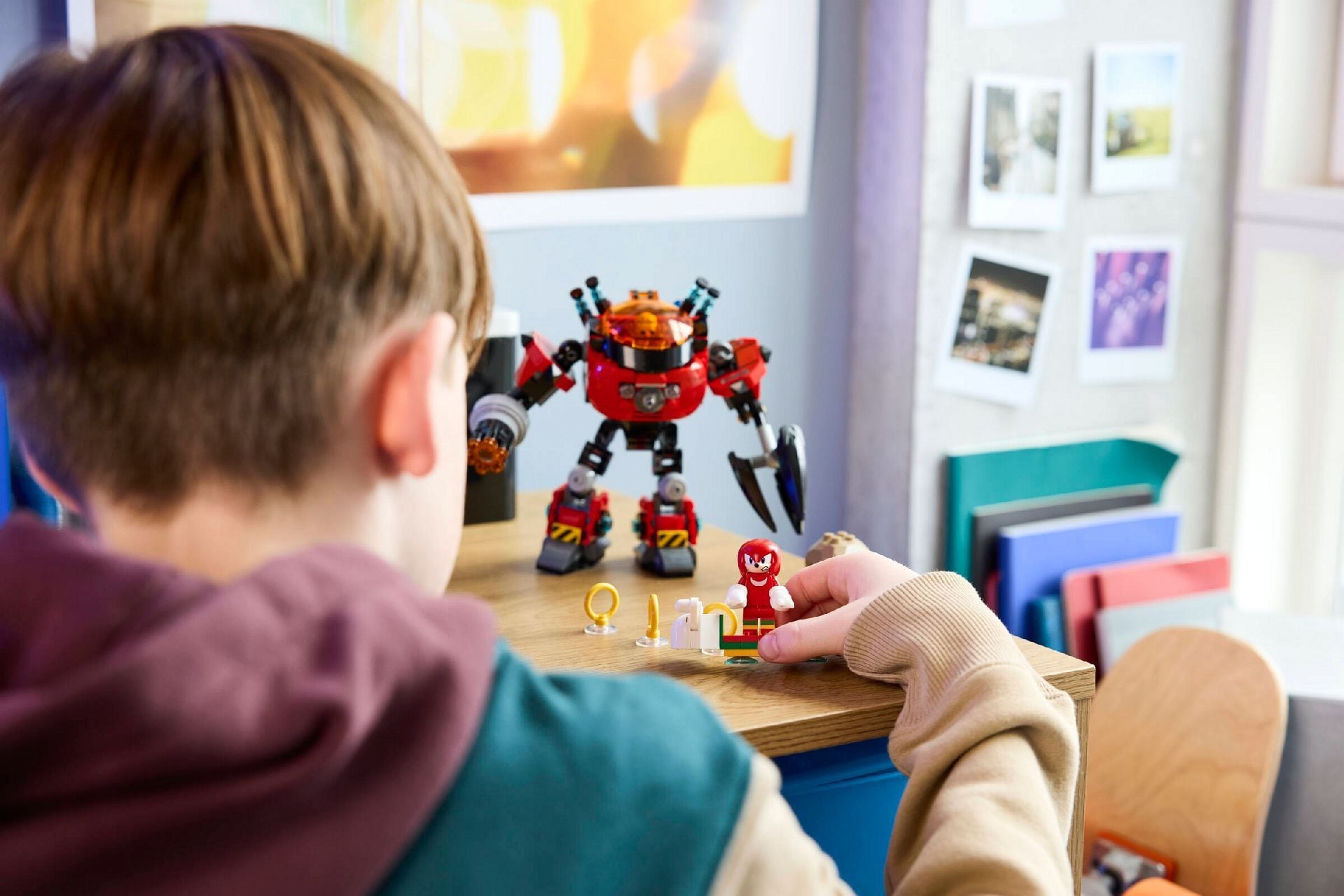 LEGO® Knuckles vs. Dr. Eggman Egg Crusher Mech