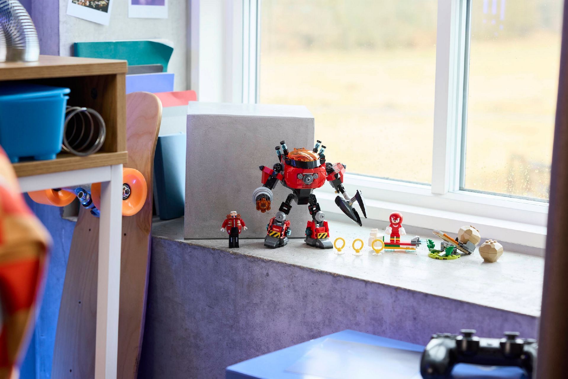 LEGO® Knuckles vs. Dr. Eggman Egg Crusher Mech