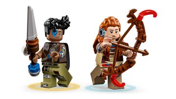 LEGO® Aloy & Varl vs. Shell-Walker & Sawtooth