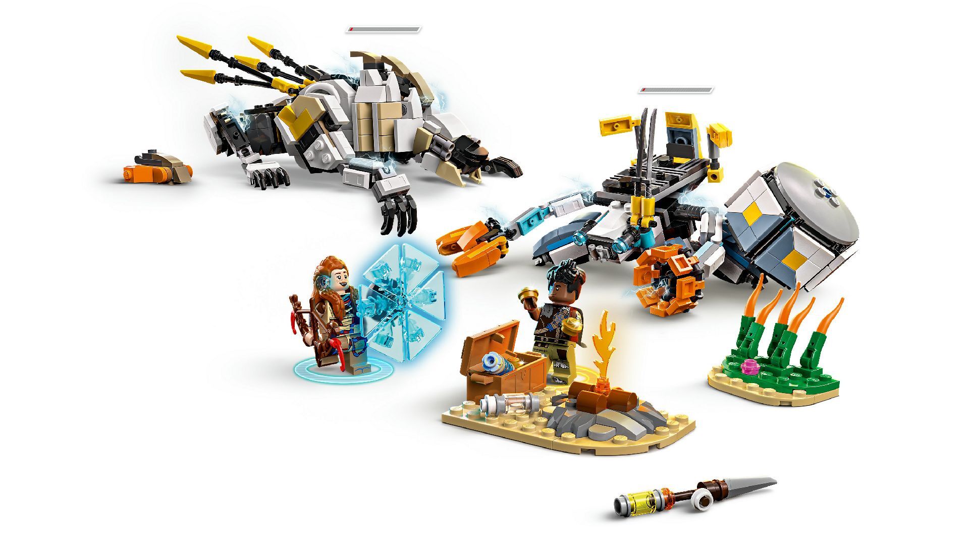 LEGO® Aloy & Varl vs. Shell-Walker & Sawtooth